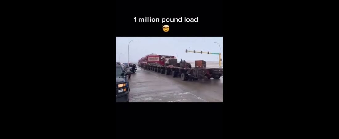 1 MILLION POUND LOAD! How much does this load pay? Would you haul it? Could you haul it?
