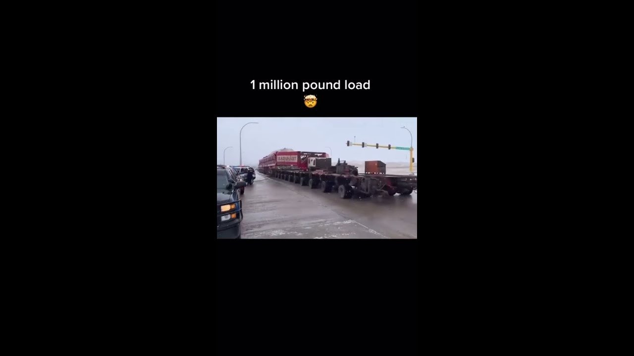 1 MILLION POUND LOAD! How much does this load pay? Would you haul it? Could you haul it?