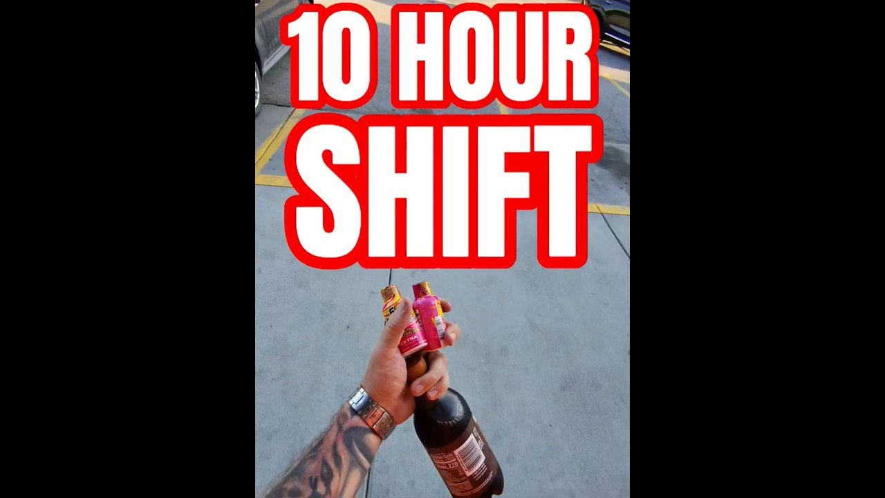 10 HOUR SHIFT PREP. This is nuts, but somebody’s got to do it.