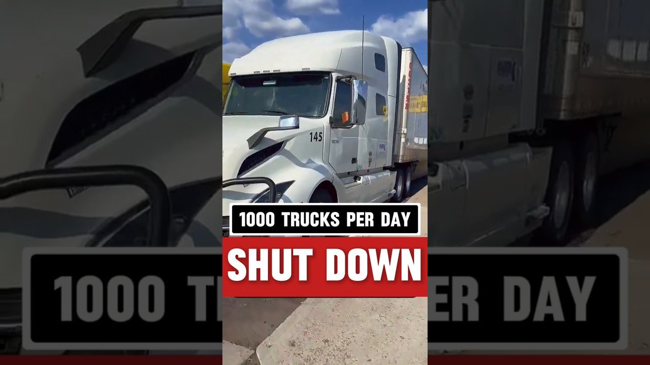 1000+ SEMI TRUCKS SHUT DOWN EACH DAY BY THE HIGHWAY PATROL. COMPLETELY OUT OF SERVICE.