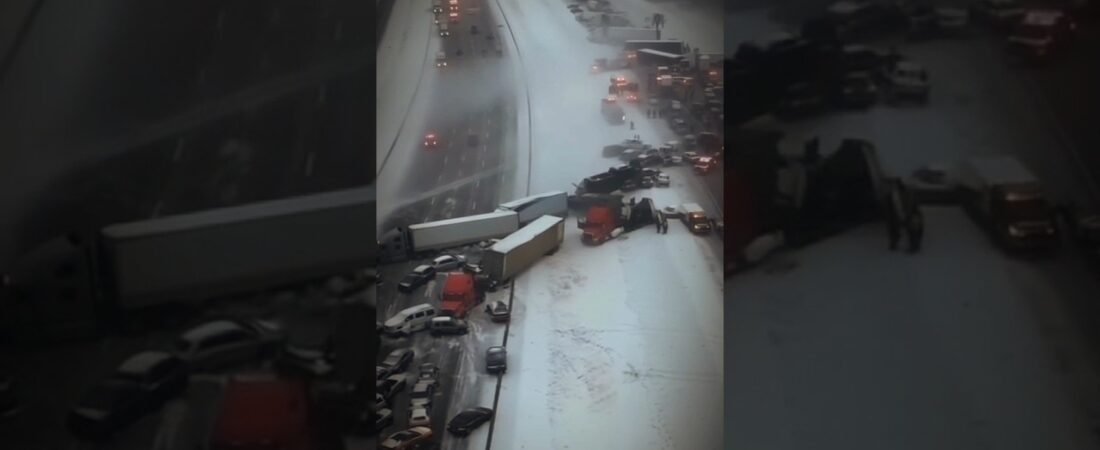 140 VEHICLE PILE UP on interstate 70 Highway. 50 Fatalities and 60 injured!