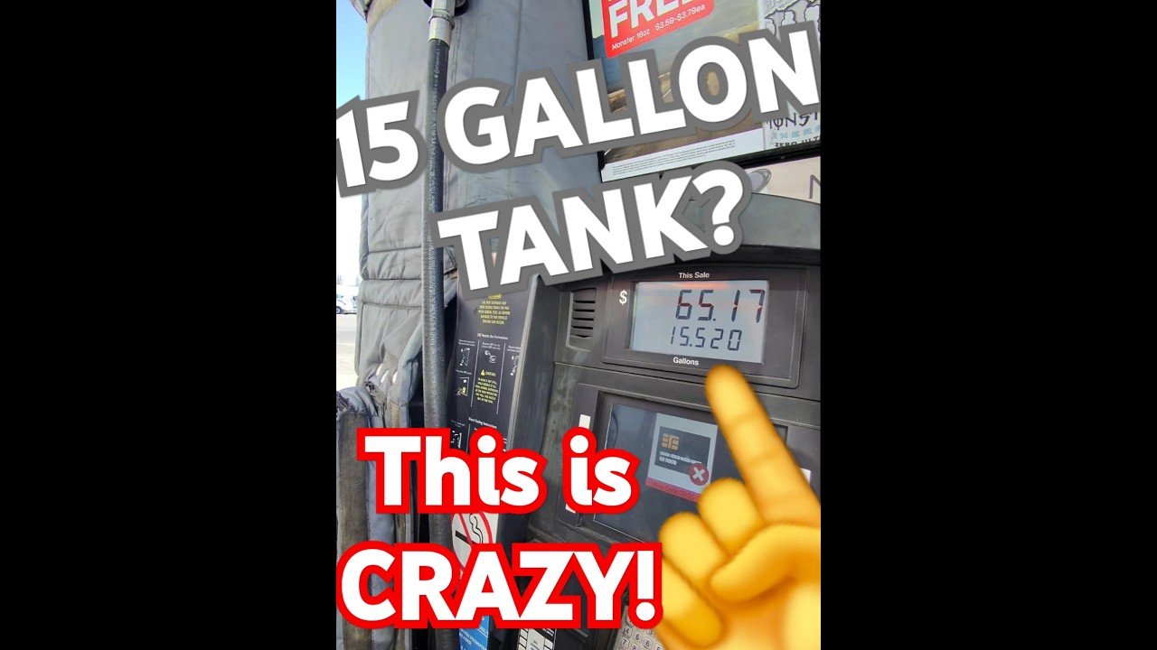 15 Gallon Deisel Big Rig Tank. Semi Trucks are Fuel Efficient for 2025!