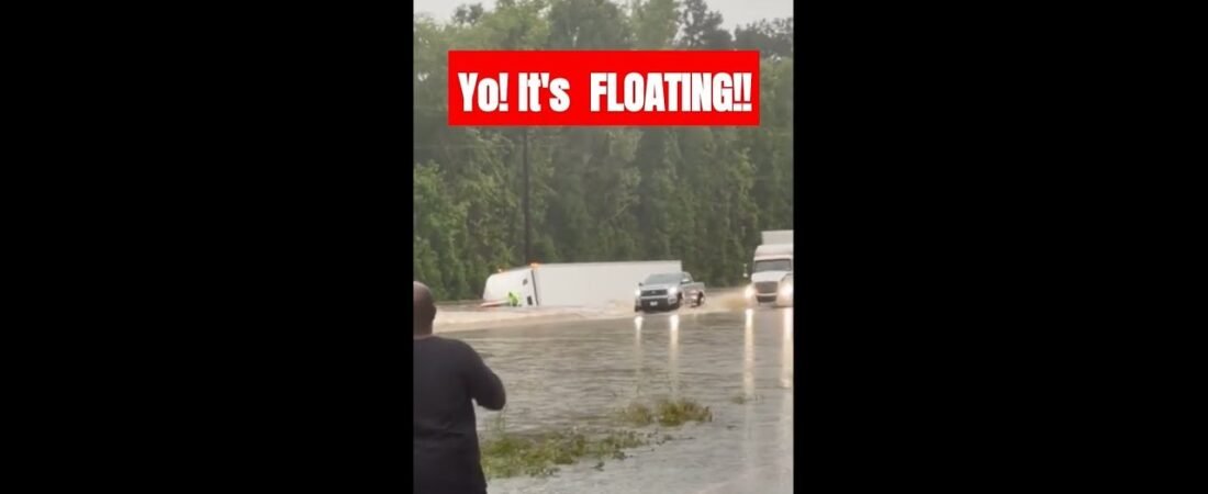 Driver, Your Truck is FLOATING AWAY!! Use your Flip Flops to help you Swim To Safety! You’re Fired!