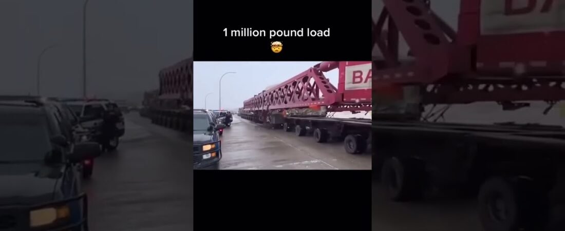1 MILLION POUND LOAD! How much does this load pay? Would you haul it? Could you haul it?