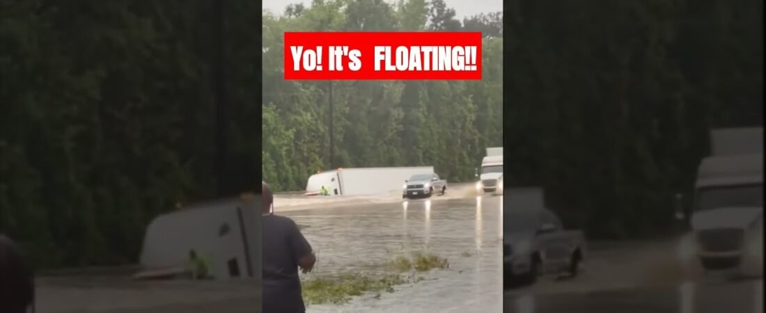 Driver, Your Truck is FLOATING AWAY!! Use your Flip Flops to help you Swim To Safety! You’re Fired!