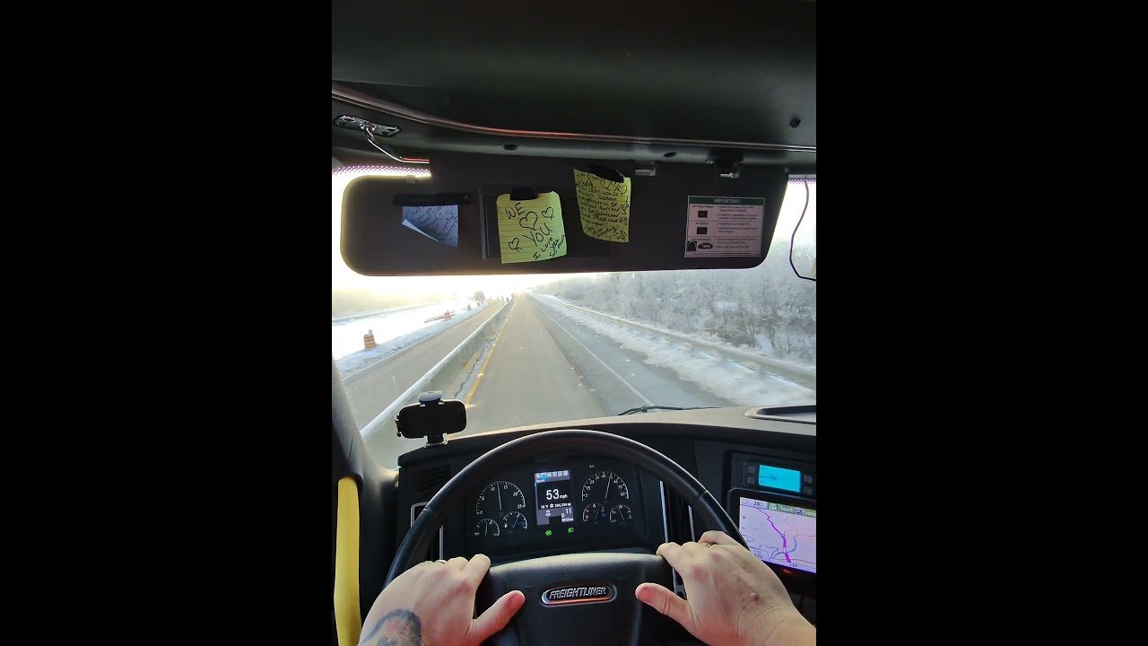 TRUCKING POV. This is Trucking in Real Life #trucking #trucker #shorts #metaglasses