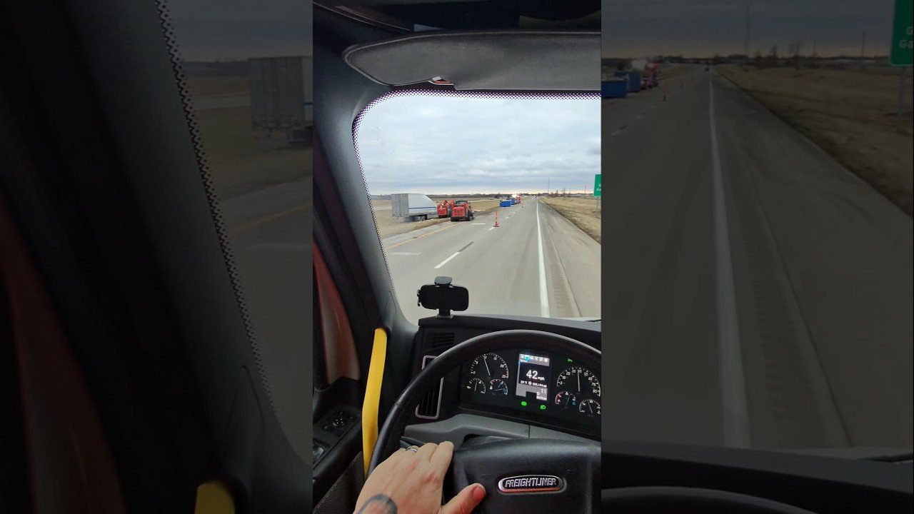 TRUCKING POV. This is Trucking in Real Life #trucking #trucker #shorts #metaglasses