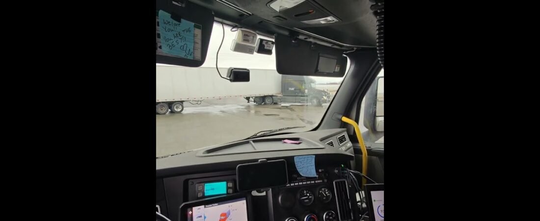 Another day, another dollar. Hang out with a trucker and make a new friend.