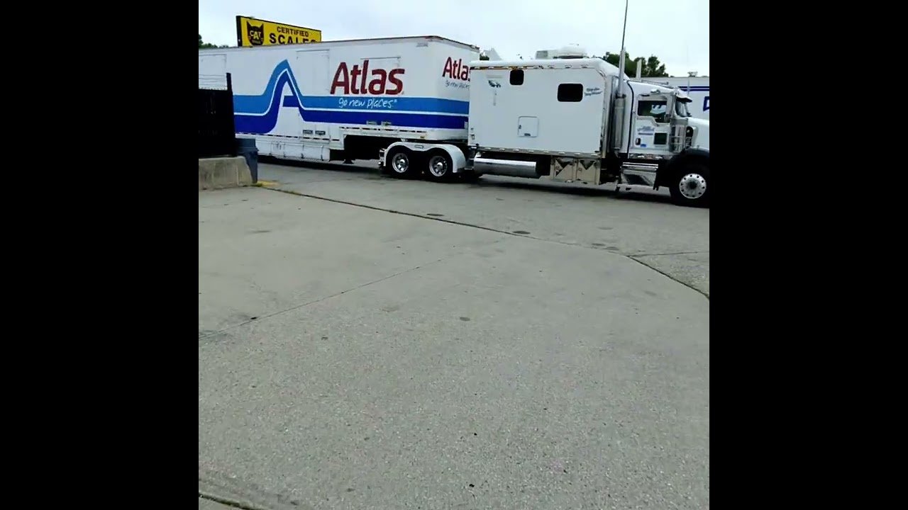 Walking through a Truck Stop can be scary but you’ll be safe with this trucking showing you the way.