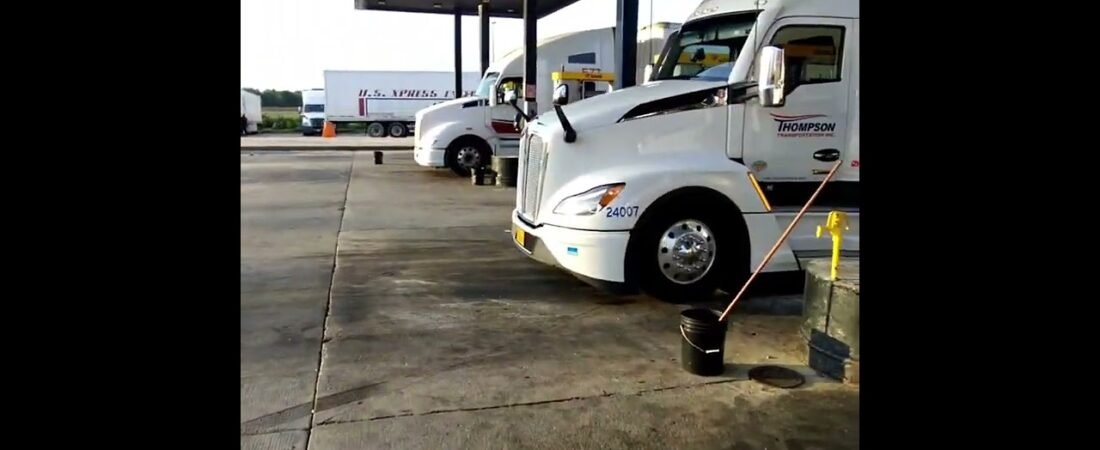 Walking around the TruckStop looking for Lot Lizards. Do you see any? Oh wait!!(2)