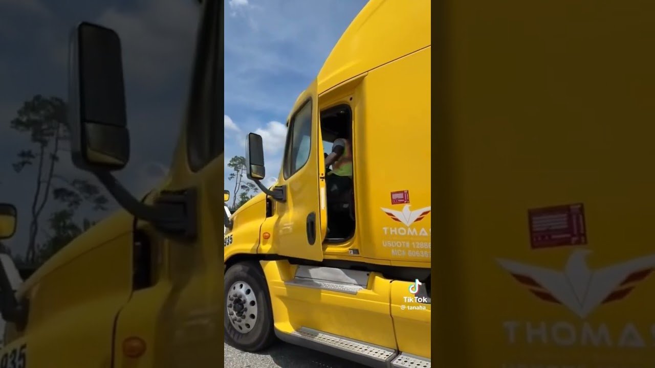 Little Trucker Girl Don’t Take Nothin From Big Trucker Man! She sent him on his way like BEAST MODE!