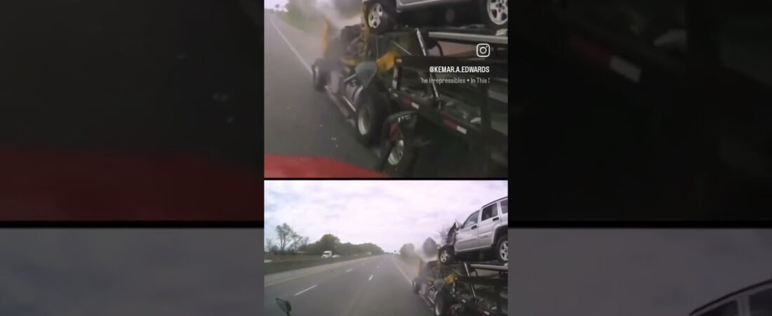 It was at this moment he knew he was the luckiest trucker in the world.