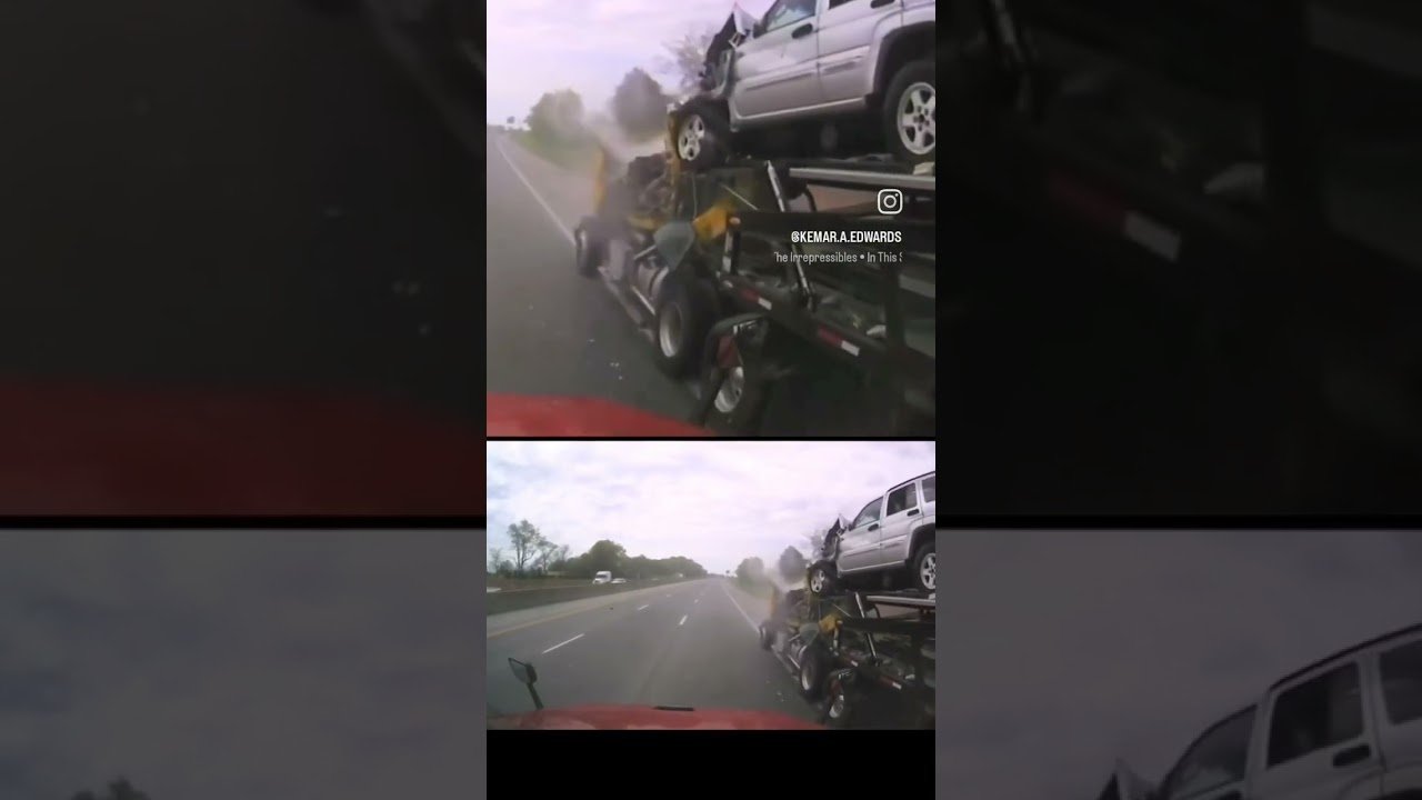 It was at this moment he knew he was the luckiest trucker in the world.