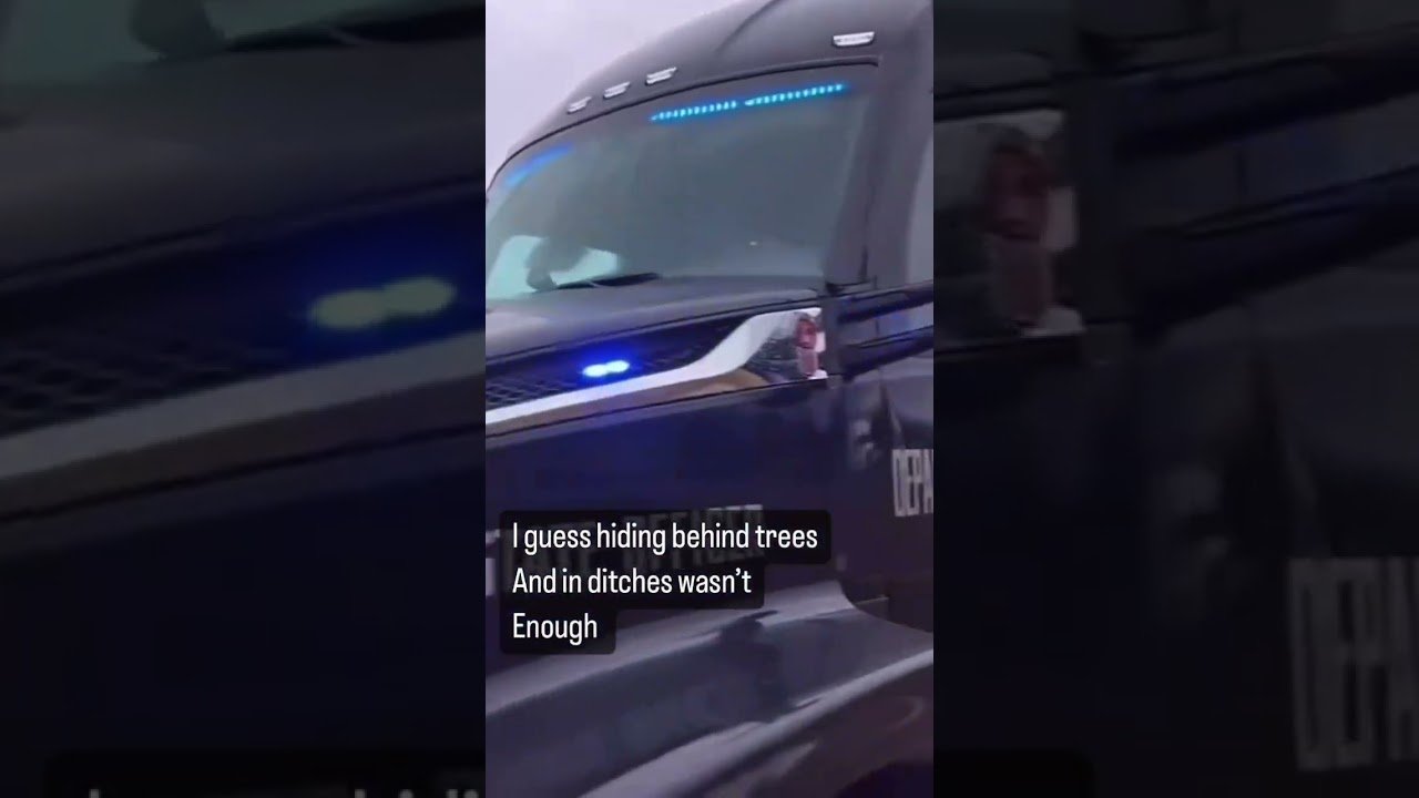 EXPOSED Highway Patrol Big Rig Spotted Unmarked Cop Semi Truck. They are out to get you drivers.