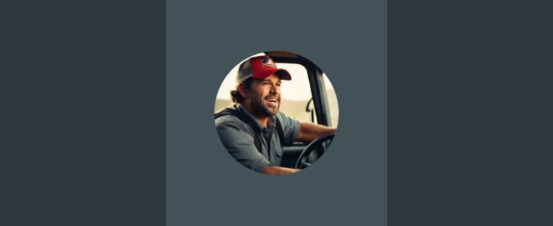 This Trucker Drives Everyday to feed his wife and children like a Real American Family Hero.
