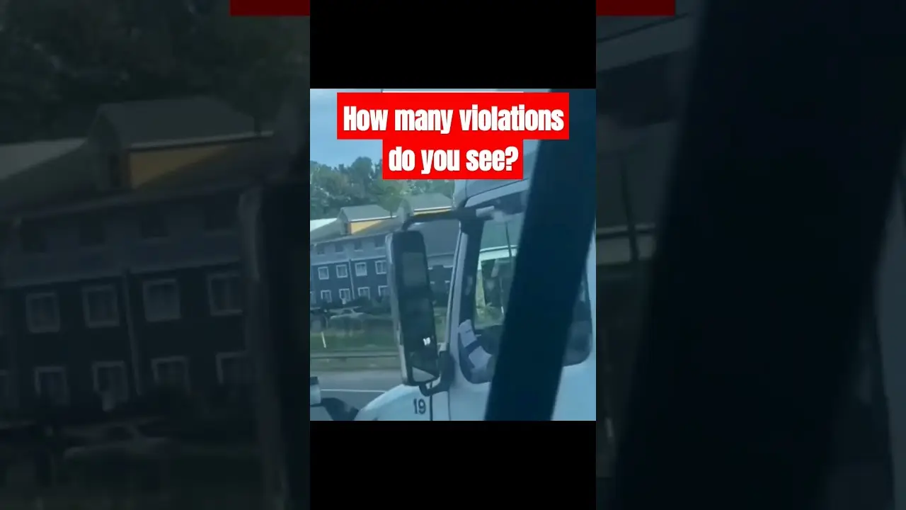 How many violations can we fit into one video? Let’s count them together.