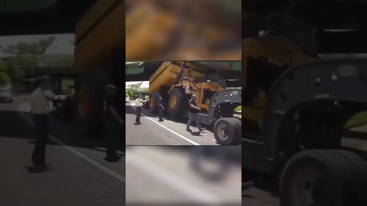 Heavy Hauler Trucker Parked in THE WORST PLACE! #prank #funny #automobile #truckinglife #comedy
