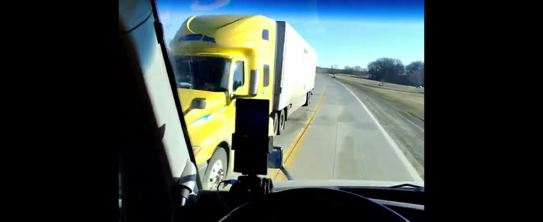 Hang out with me for 30 seconds as I drive down the highway in a Big Rig. Life as a Trucker