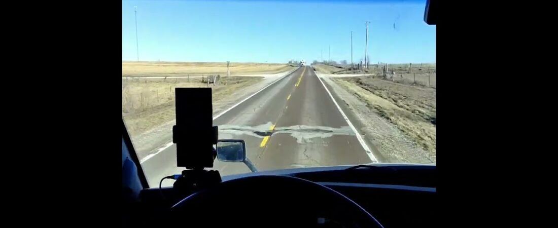 The SCARIEST DETOUR in America!! Trucker almost crashes over and over, trying to survive this road.