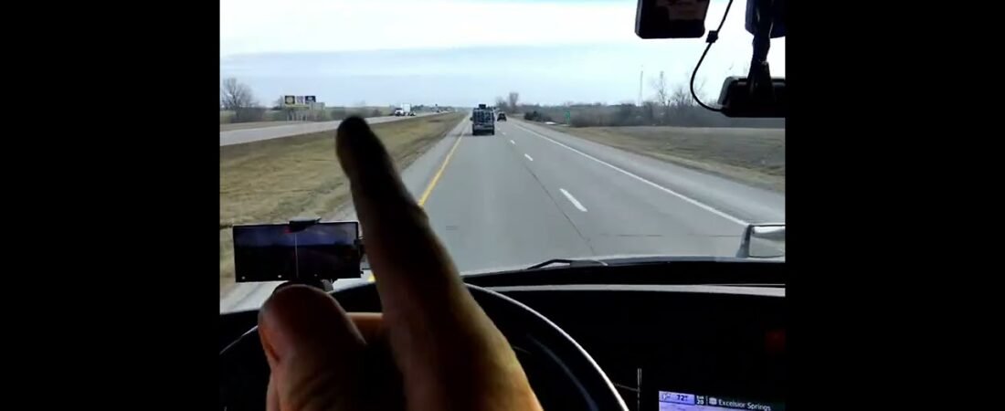 Take a minute and see what life on the open road as a big rig trucker looks like and pretend. (2)