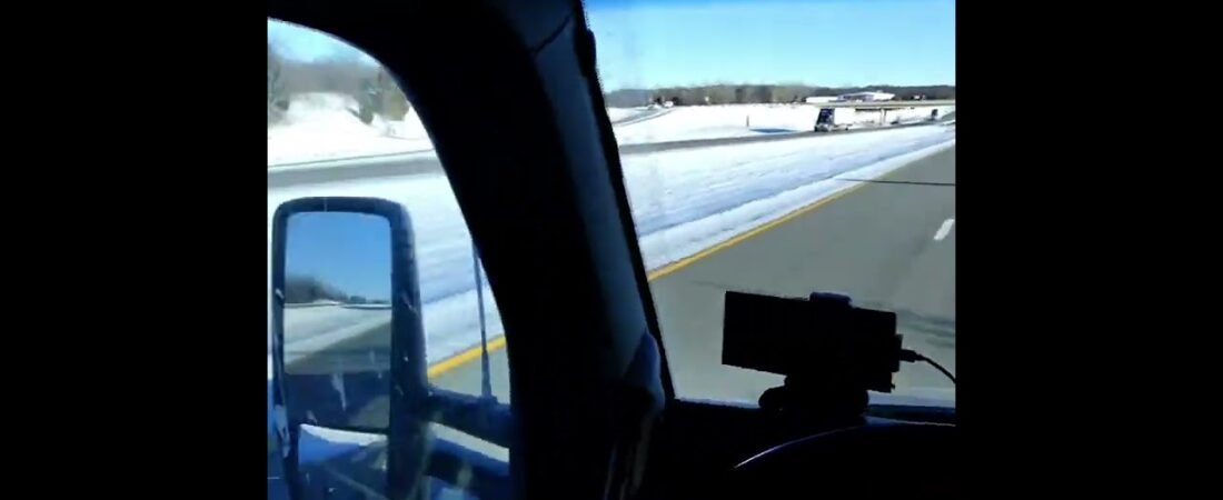 This is what life in America looks like from a truckers point of view. Does this look easy to you?