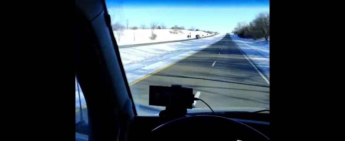 This is what life in America looks like from a truckers point of view. Does this look easy to you?