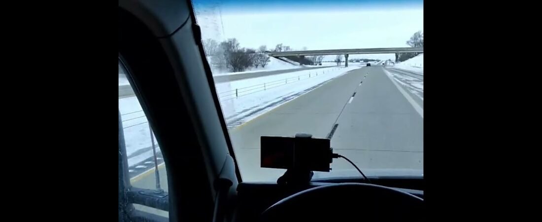 White Knuckle Driving during a Winter BLIZZARD in a Big Rig Semi Truck. 10 hours of Terror await.