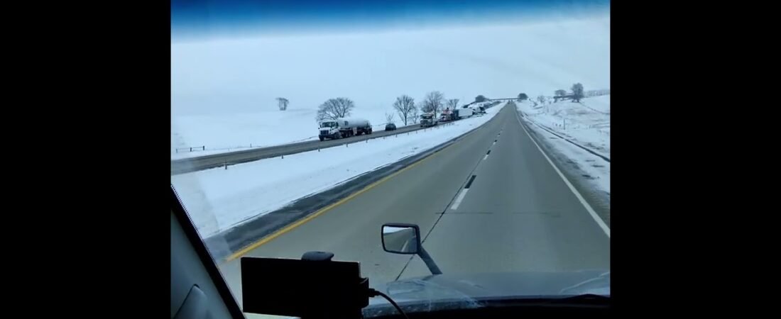 Worst Blizzard in 2024 Aftermath. Destruction and Tragedy everywhere. Truckers and Trucking is Scary