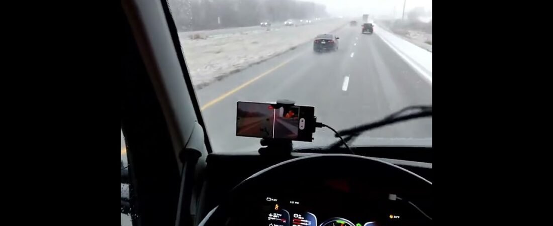 White Knuckle Driving during a Winter BLIZZARD in a Big Rig Semi Truck. 10 hours of Terror await you