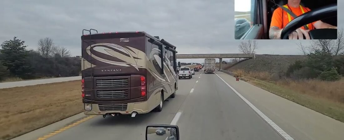 Hang out with a Real Semi Truck Driver as he drives across the country in a Semi Truck.