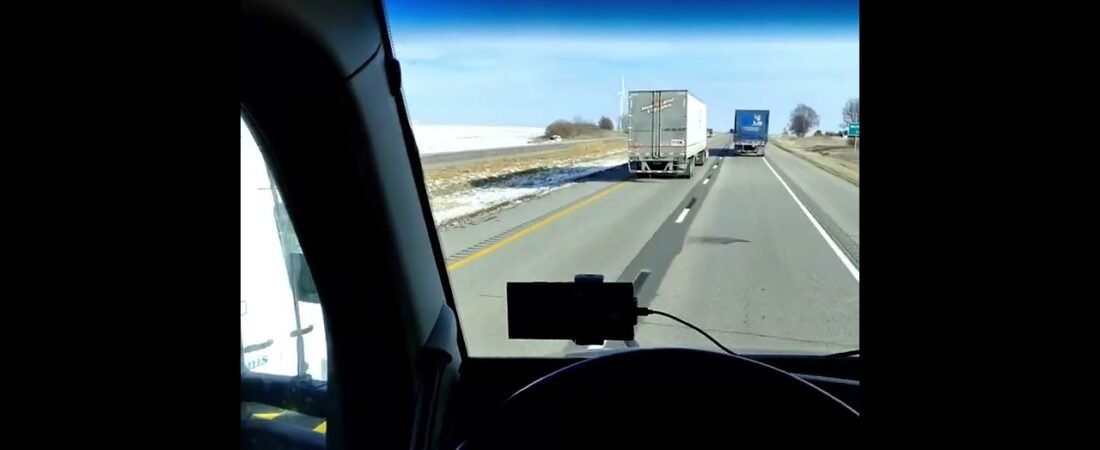 Driving Across the country in a Semi Truck is a hard job, but a man has to feed his family. (1)