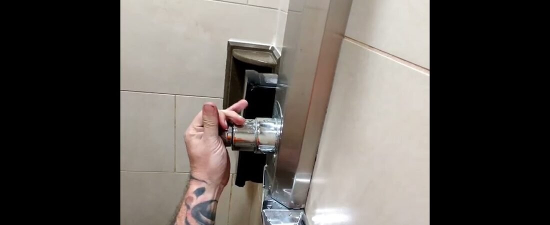 $18 Shower at the Flying J. This is what you get when you pay for a Shower at a truck stop.