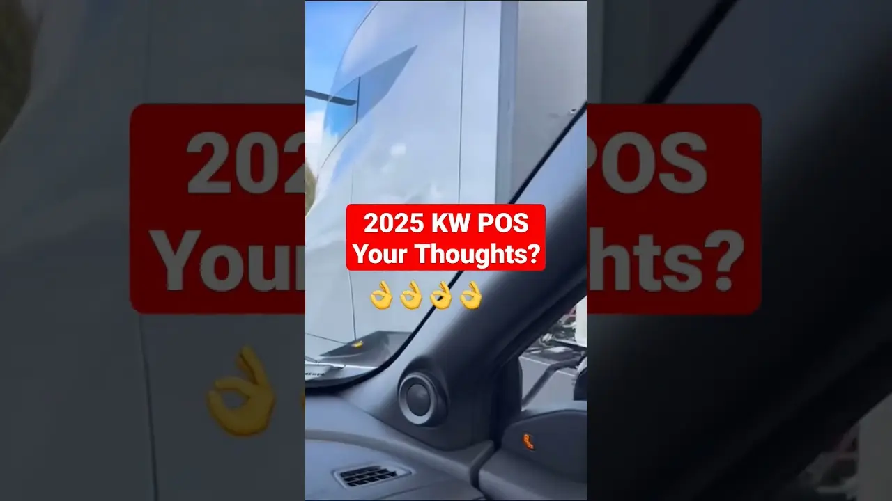 2025 Kenworth T9000 POS spotted on the highway. Would you drive it?