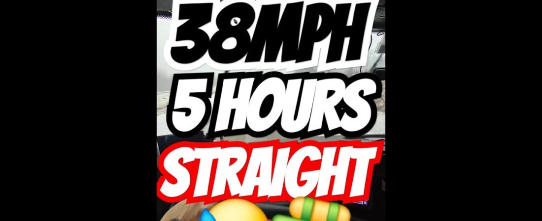 38 MPH FOR 5 HOURS STRAIGHT! Welcome to trucking.