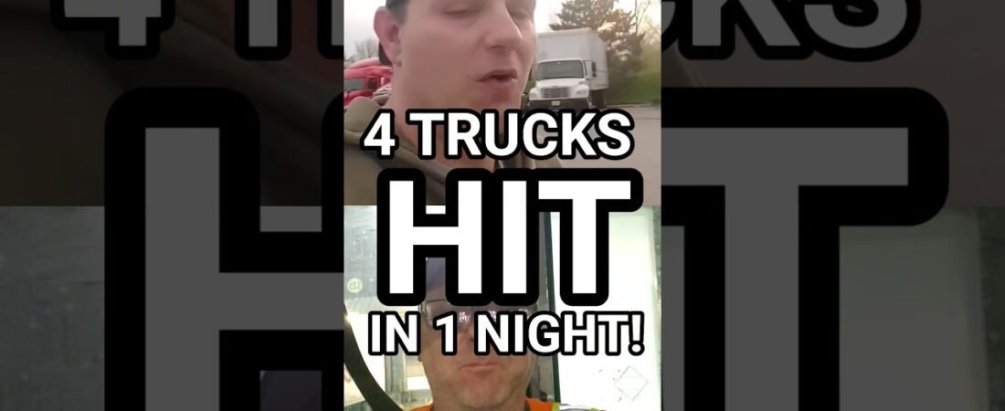 4 TRUCKS HIT LAST NIGHT IN 1 TRUCK STOP!