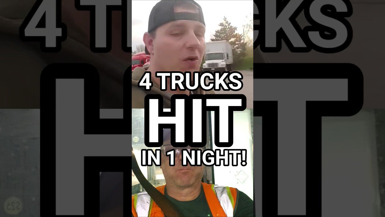 4 TRUCKS HIT LAST NIGHT IN 1 TRUCK STOP!