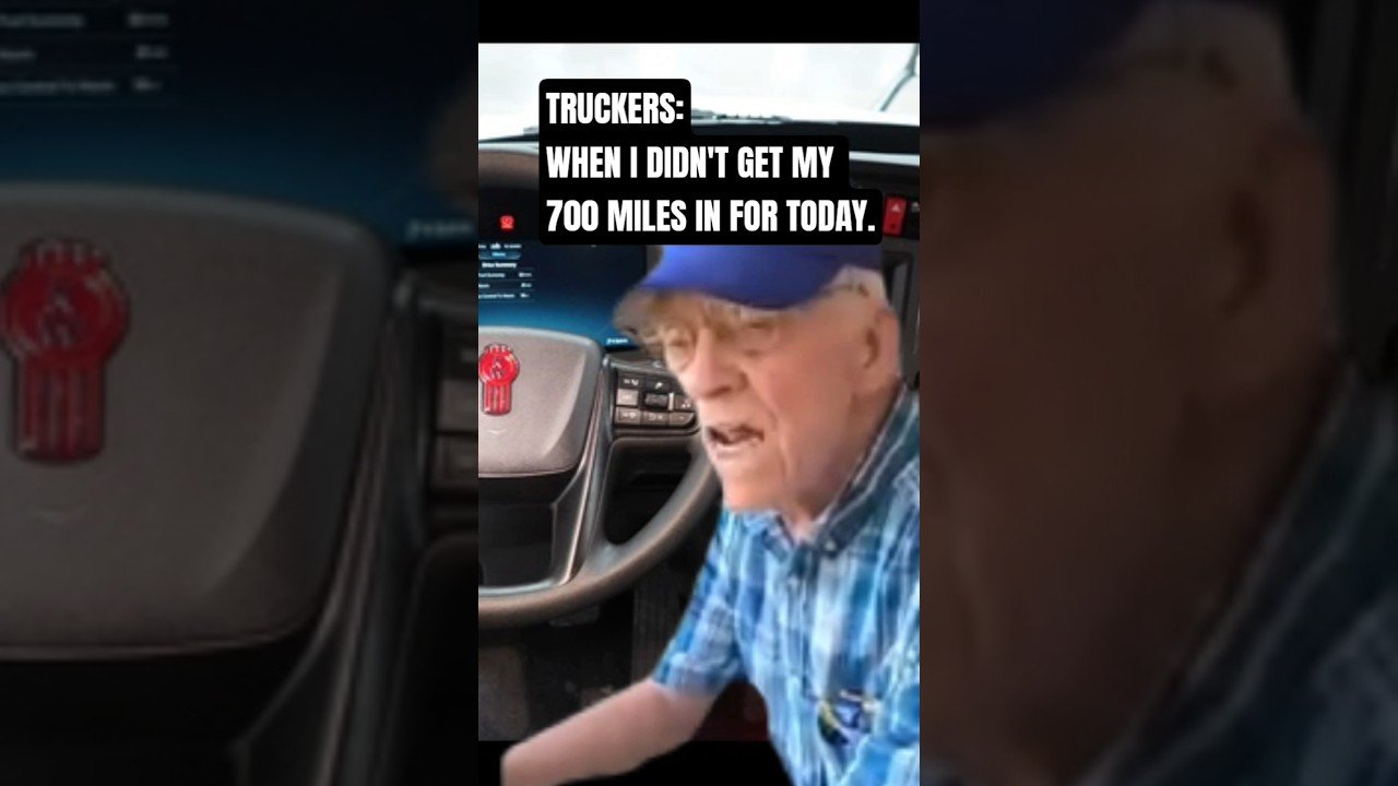 700 MILES A DAY IS NOTHING FOR A TRUCKER. WE ARE JUST GETTING STARTED.