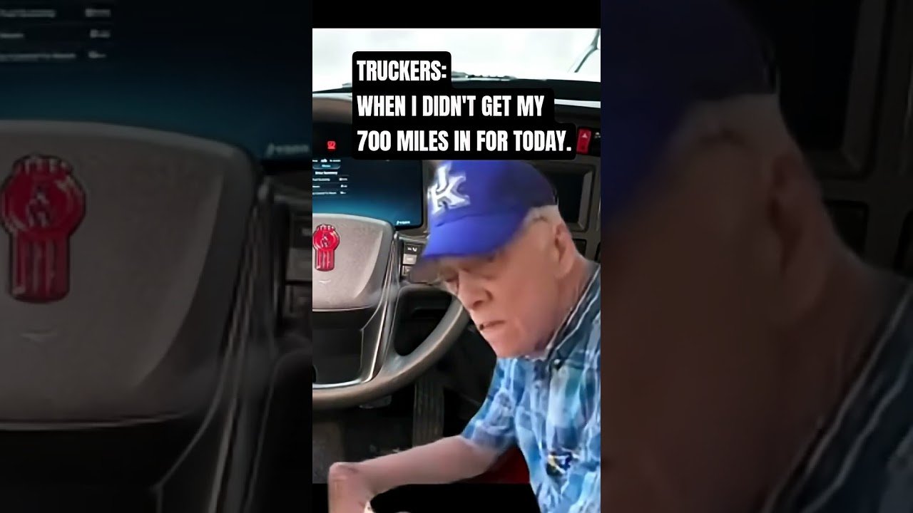 700 MILES A DAY IS NOTHING FOR A TRUCKER