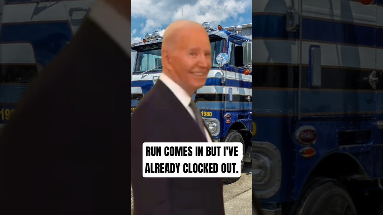 A RUN COMES IN BUT I’VE ALREADY CLOCKED OUT! DON’T DO IT DRIVER, JUST WALK AWAY.