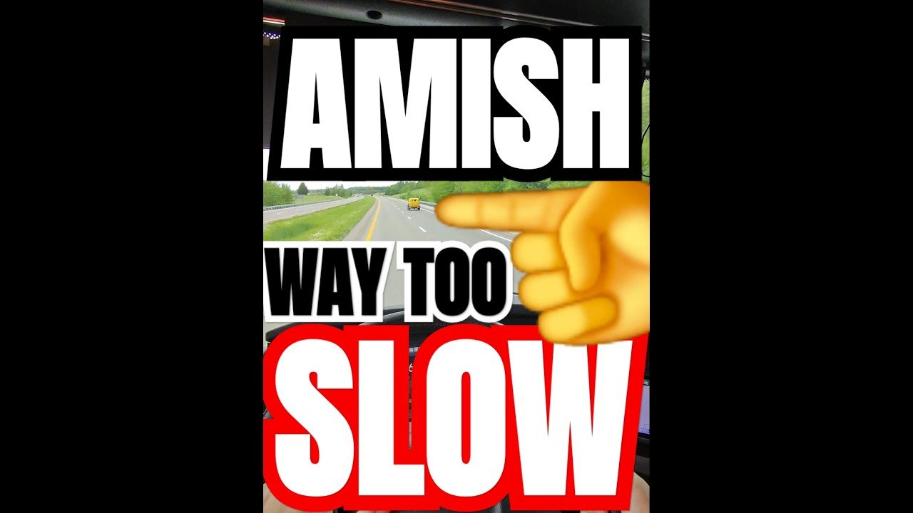 AMISH PEOPLE GOING WAY TOO SLOW AGAIN. Why do they do this?