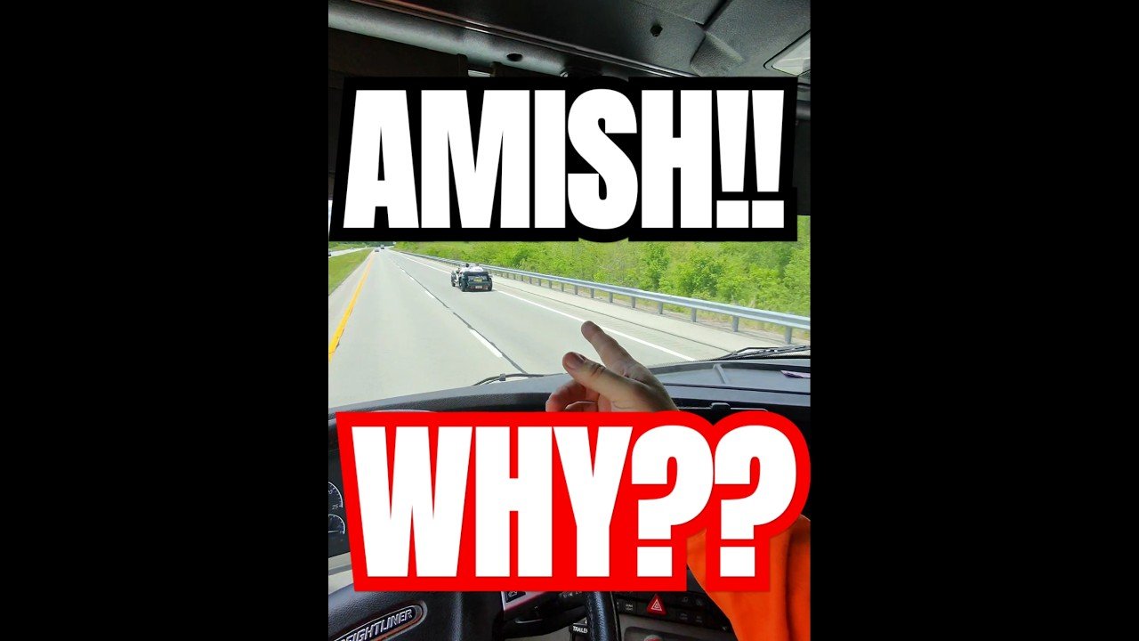 AMISH people are always blocking traffic!
