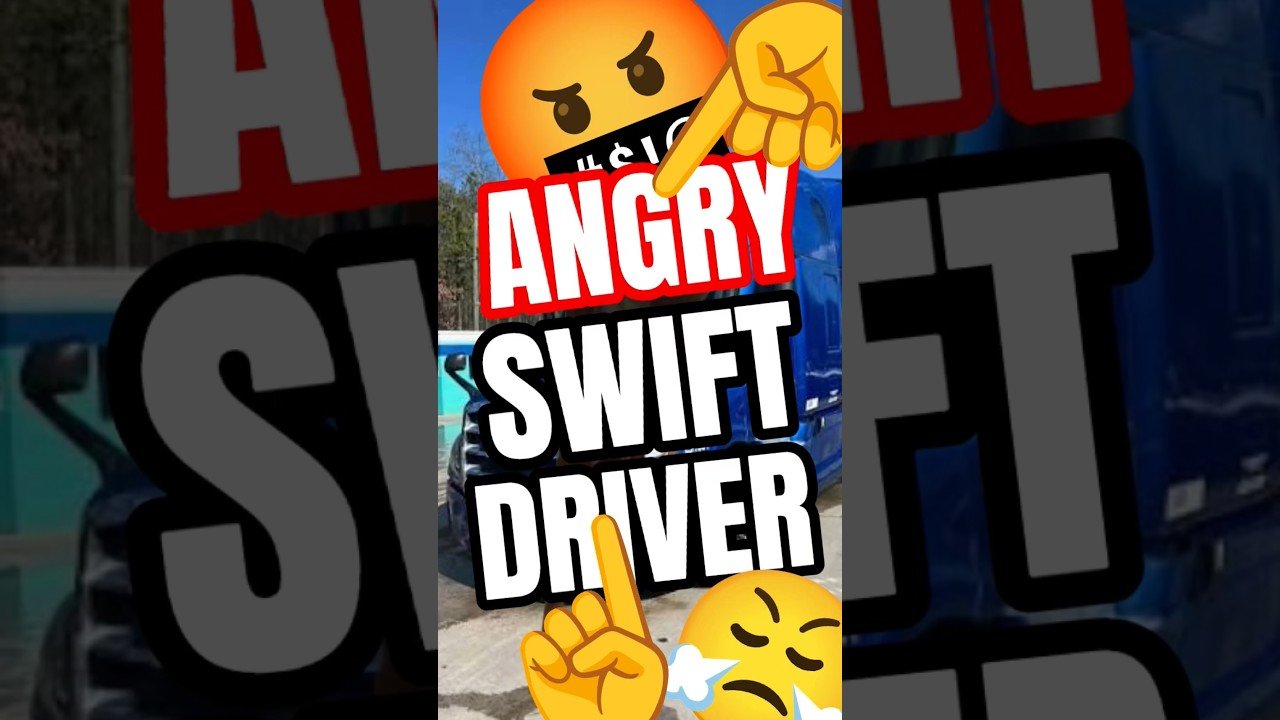 ANGRY SWIFT DRIVER! Trucking is getting dangerous out there! #truckinglife #truckingproblems