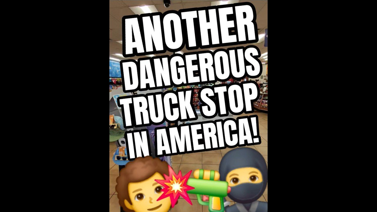 ANOTHER DANGEROUS TRUCK STOP IN AMERICA! Stay away from this truckstop.
