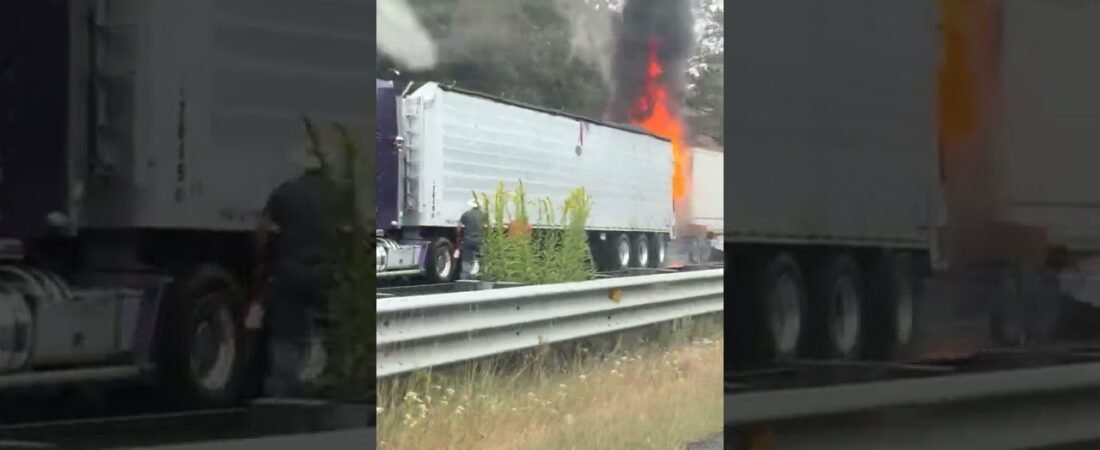 ANTIFA is burning down Semi Trucks on the highways! This is so scary and dangerous.