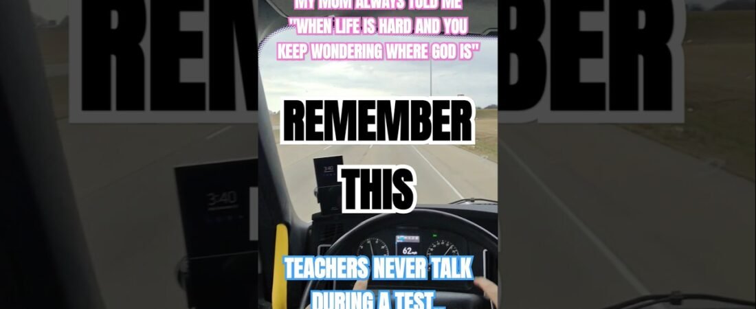 Advice from a Trucker. A REAL MAN with good advice will get you through the new year.