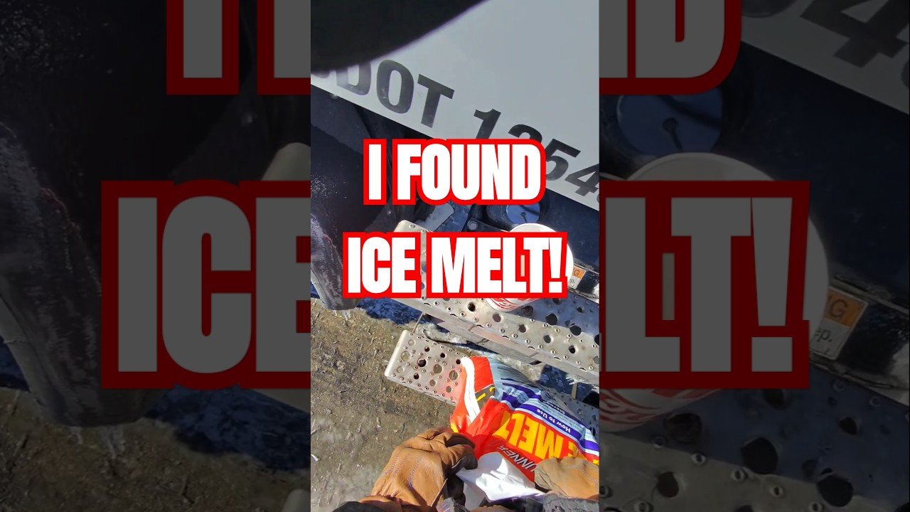 Am I using ICE MELT correctly? Will this work to help me get on the road?
