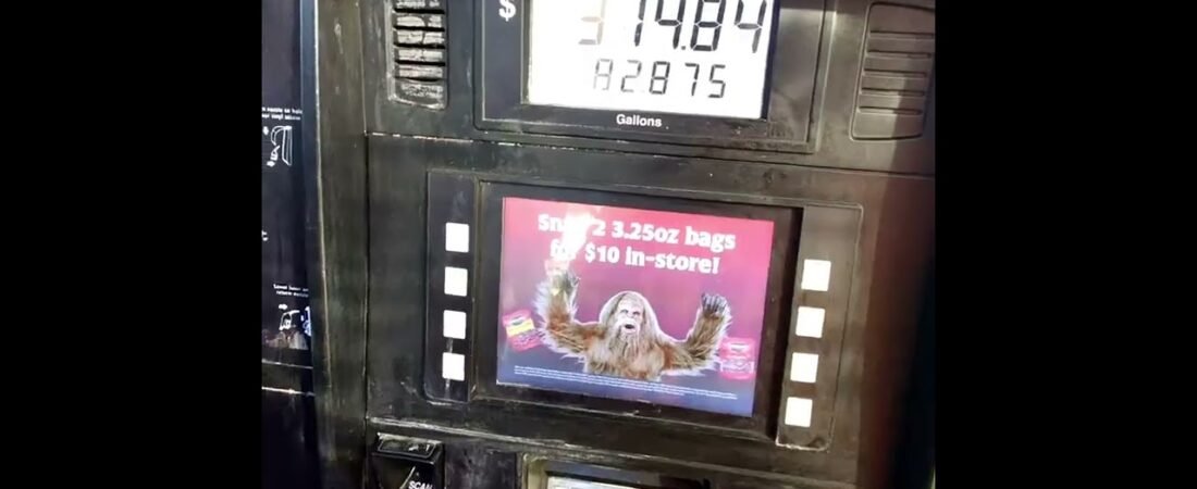 “America, F Yeah” Song sang by a wonderful trucker while he pumps gas. It’s so beautiful. Napkins!