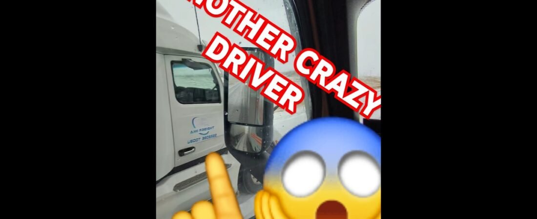 Another Crazy Truck Driver going WAY TOO FAST for the snow.