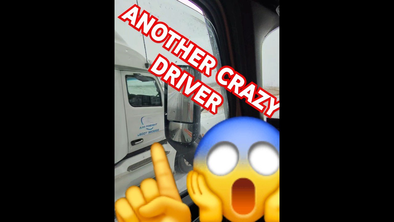 Another Crazy Truck Driver going WAY TOO FAST for the snow.