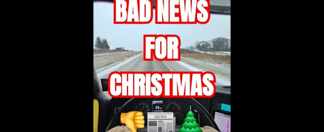 BAD NEWS FOR CHRISTMAS IS NEVER WHAT WE WANT TO GET, BUT TODAY WILL BE BAD FOR THESE DRIVERS